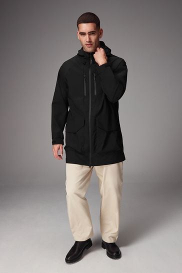 Hooded anorak top