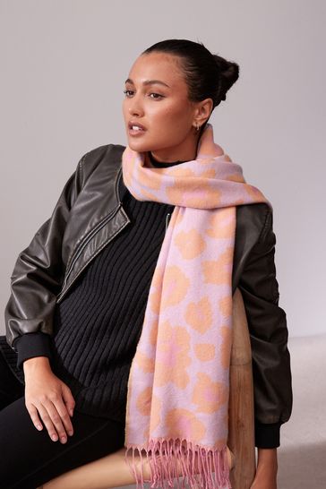 Next animal print scarf outlet