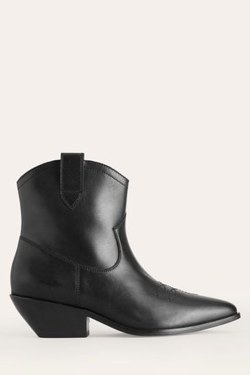 Boden black store suede boots