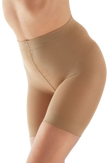 Pretty Polly 100 Denier Naturals Cooling Nude Shorts 2 Pair Pack