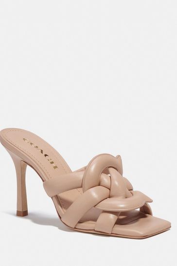 Buy COACH Kellie Leather Court Heel Sandals from Next Croatia