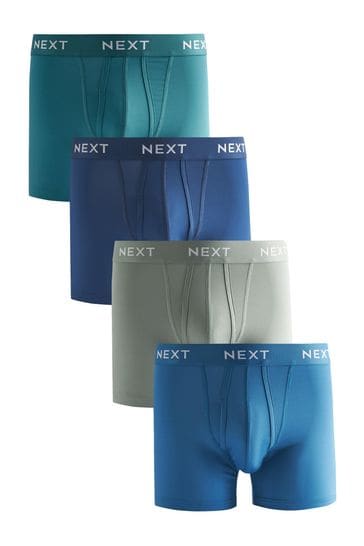 Blue Motionflex A-Fronts Boxers 4 Pack