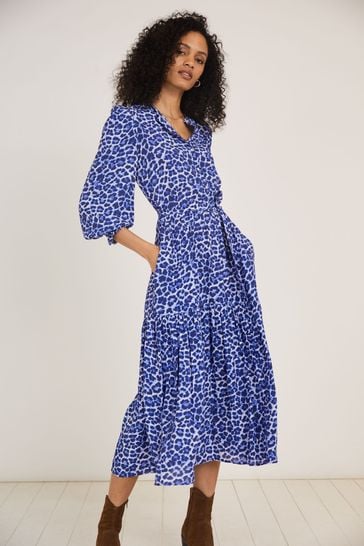 Baukjen Blue Eloisa Dress with Lenzing™ Ecovero™