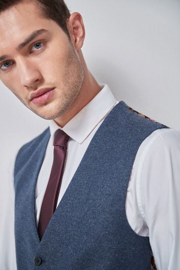 Waistcoat in blue best sale colour