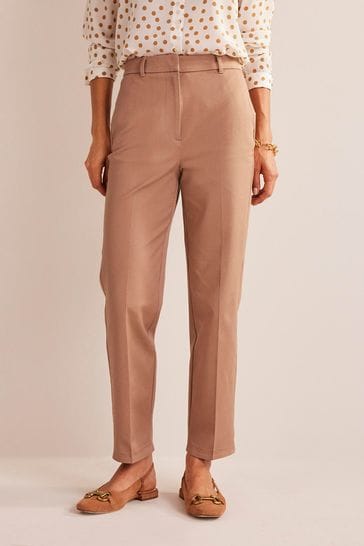 Boden Brown Kew Bi-Stretch Trousers