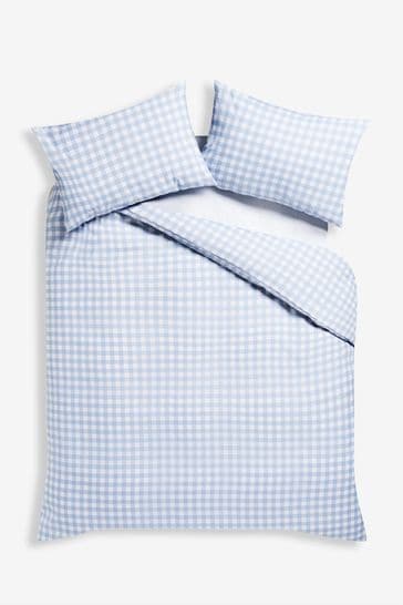 Gingham cheap duvet cover