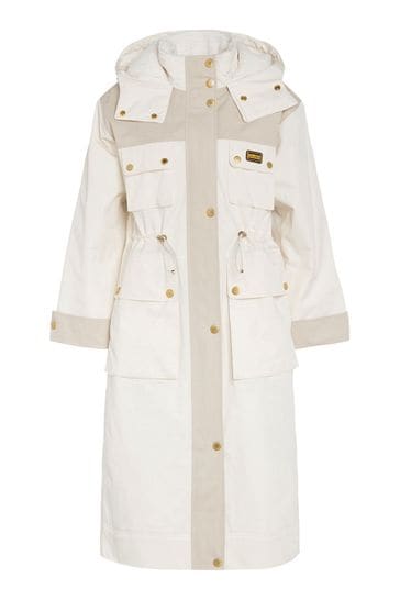 Barbour longline jacket store
