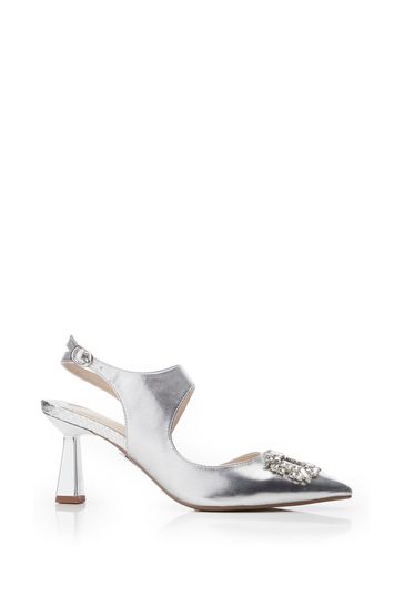 Moda in pelle silver shoes new arrivals