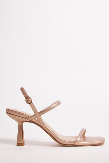 Simply be rose gold sandals top