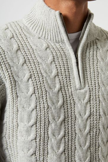 French connection online cable knit jumper