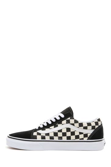 Vans old skool black gingham trainers 2025