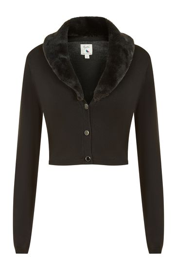 Yumi Bolero with Detachable Fur Collar