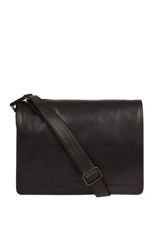 Conkca Zico Leather Messenger Bag