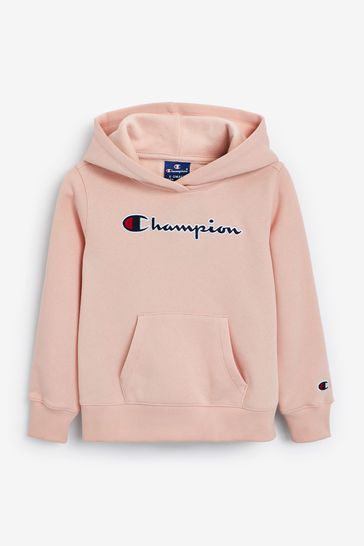 Champion Pink Logo Hoodie