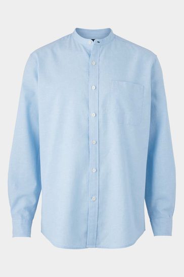 Blue 2025 collar shirt