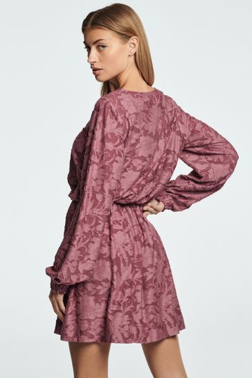 Floral on sale mauve dress