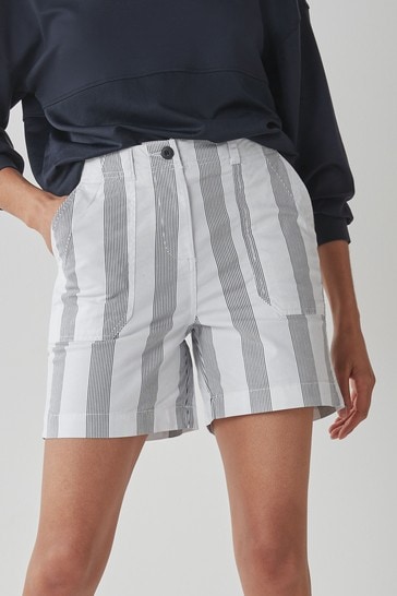 Stripe Chino Utility Boy Shorts