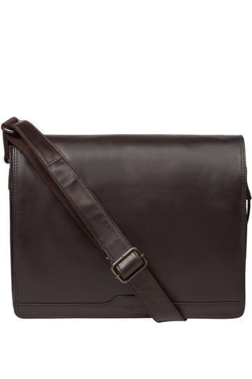 Conkca Zico Leather Messenger Bag