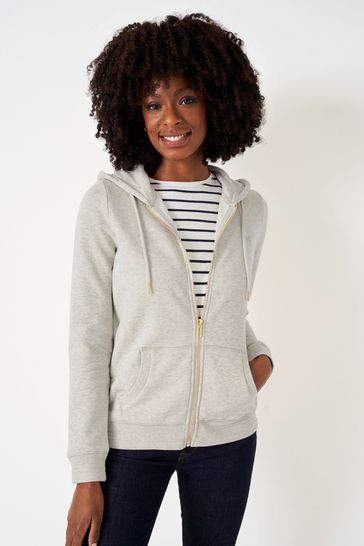 Buy Crew Clothing Company Blue Heritage Zip Through Hoodie from Next Denmark