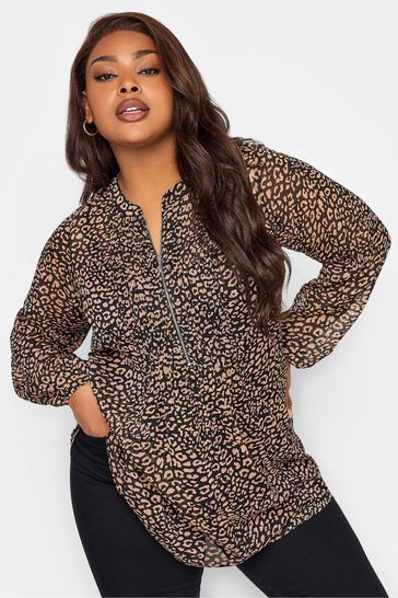 Zip front blouse uk sale