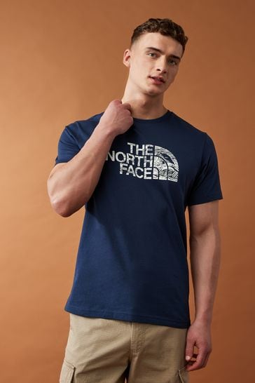 The North Face Mens Woodcut Dome Short Sleeve T-Shirt