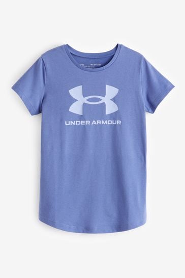 Camiseta gris con gráfico de Under Armour