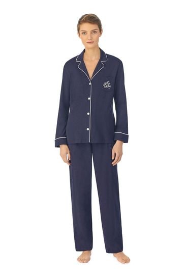 Lauren Ralph Lauren® Navy Blue Modal Pyjama Set