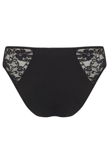 Buy Pour Moi Black Lingerie Rebel High Leg Knickers from Next USA