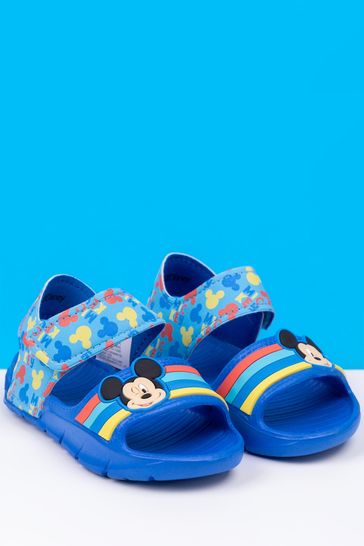 Vanilla Underground Blue Kids Mickey Mouse Character Sandals