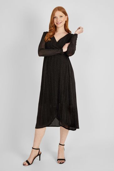 Bebe black top dress