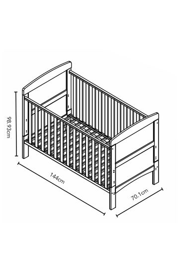Mamas and papas modensa cot bed hot sale