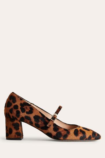 Leopard print mary jane hotsell shoes