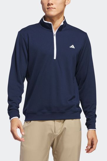 Adidas golf zip sales top