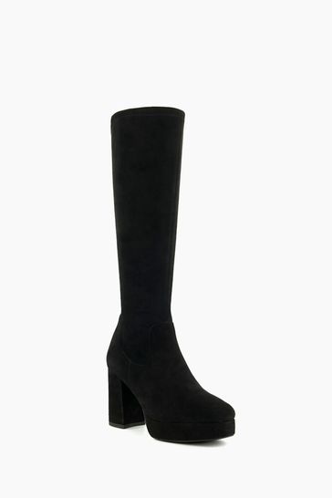Dune grey hotsell knee high boots