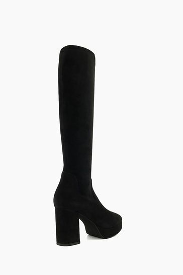 Dune grey shop knee high boots