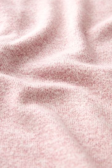Blush v sale neck sweater