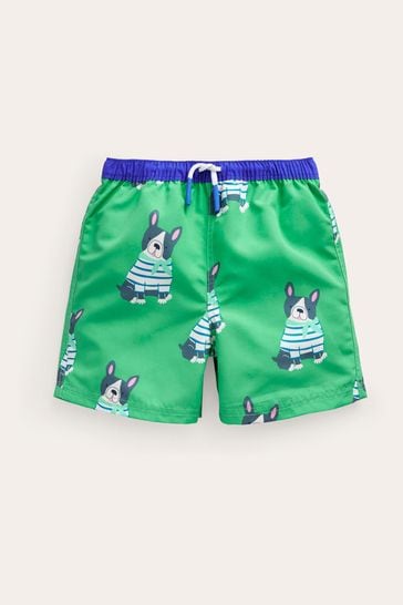 Boden Green Swim Shorts