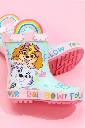 Girls paw patrol top wellies