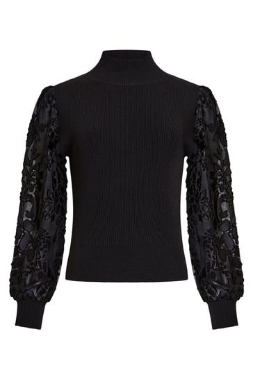 French connection black jumper hotsell