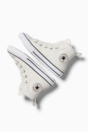 All white converse junior hotsell