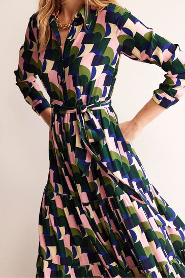 Buy Boden Green Flo Midi Shirt Dress from Next Bahrain