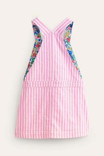 Boden Pink Dungaree Dress