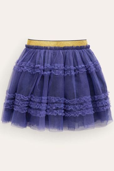 Boden Blue Tulle Party Skirt