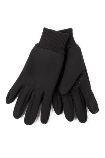 Ladies black thermal gloves on sale