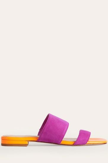 Buy Boden Purple Two Strap Sandals from Next Oman