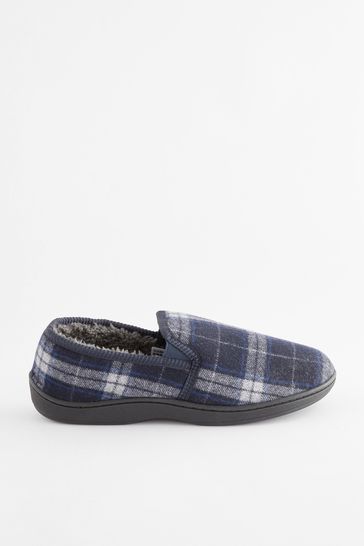 Next store tartan slippers