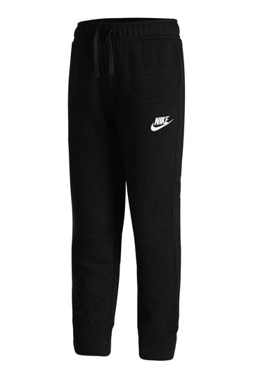 Black nike joggers kids sales