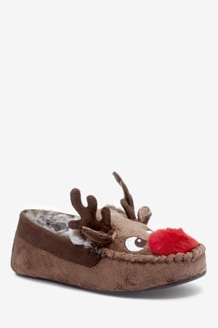 womens reindeer slippers