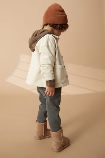 Buy Tan Brown Suede Warm Lined Boots from Next Canada