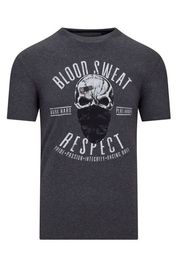 Blood sweat and 2025 respect t shirt